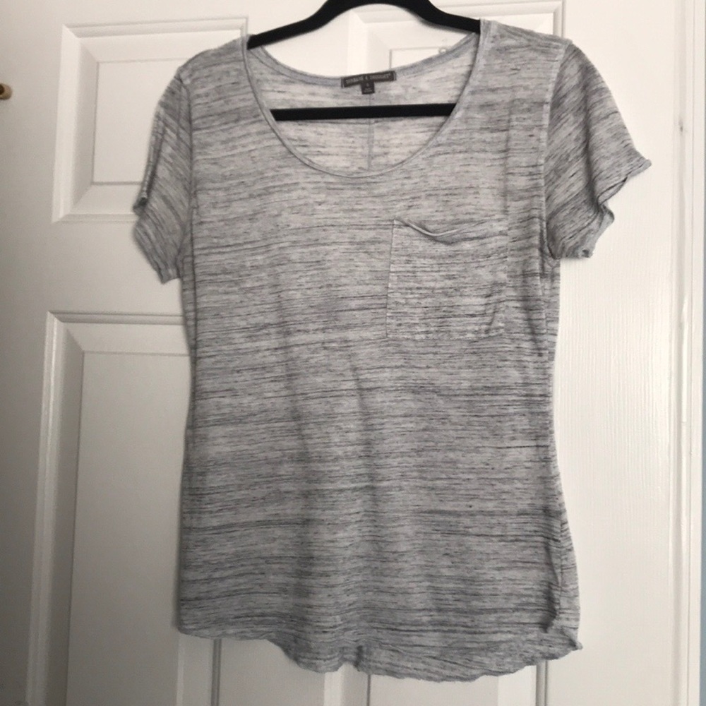 Threads for Thought size small gray shirt